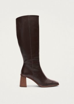 Alohas Damen-Stiefel aus Leder in Kaffeebraun (Coffee Brown)