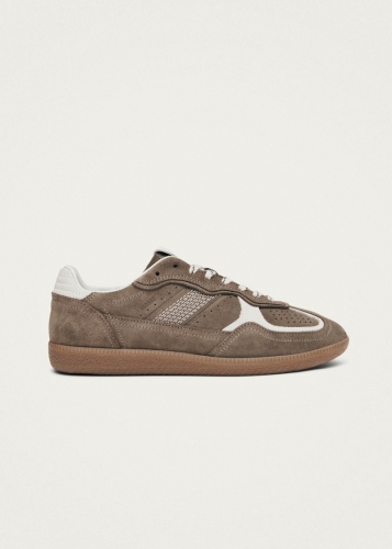Alohas Herren-Sneaker Tb.490 Rife aus taupefarbenem Leder Alohas Herren-Sneaker Tb.490 Rife aus taupefarbenem Leder