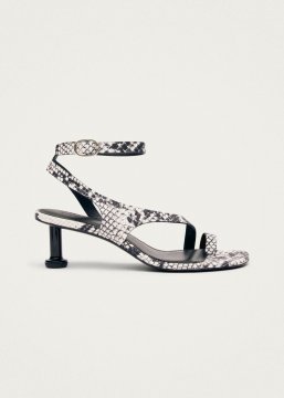 Alohas Damen-Sandalen "Miquela Indo" aus grauem Leder