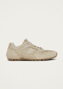 AlohasTb.56 Herren-Sneaker aus cremefarbenem Wildleder