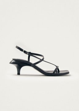 Alohas Damen-Sandalen "Magali" aus Leder in Schwarz