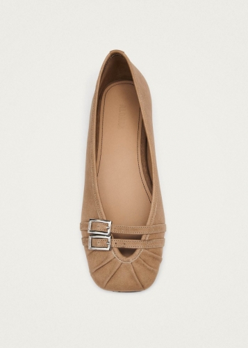 Alohas Damen-Ballerinas "Cendana" - Vintage Tan (Leder)