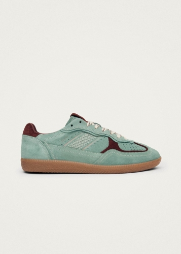 Alohas Herren-Sneaker "TB.490 Rife" aus matchafarbenem Leder Alohas Herren-Sneaker "TB.490 Rife" aus matchafarbenem Leder