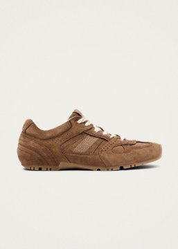 Alohas Damen-Sneaker "Tb.56" aus braunem Wildleder Alohas Damen-Sneaker "Tb.56" aus braunem Wildleder