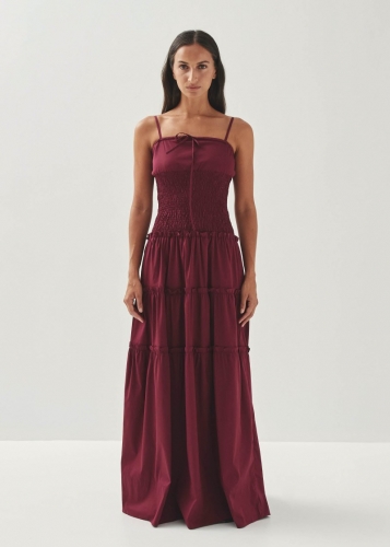 Alohas Damen-Kleid "Masami" in Bordeaux