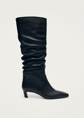 Alohas Damen-Stiefel "Kalila" aus schwarzem Leder Alohas Damen-Stiefel "Kalila" aus schwarzem Leder