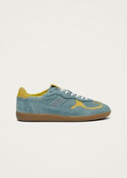 Alohas Herren-Sneaker "TB.490 Rife" aus blau-grauem Leder