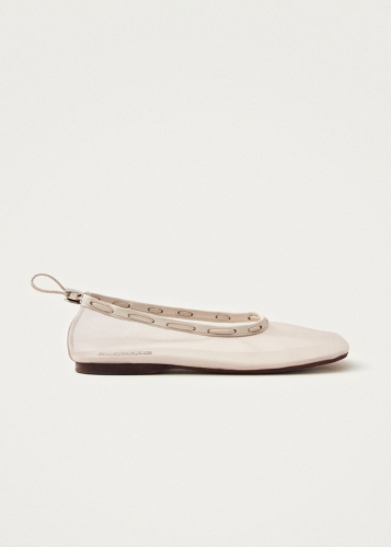 Alohas Damen-Ballerinas Gill aus weißem Mesh Alohas Damen-Ballerinas Gill aus weißem Mesh
