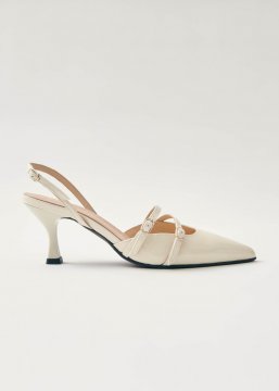Alohas Damen-Pumps "Joelle" - Onix Cream (Cremefarbenes Leder)