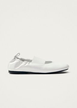 Alohas Damen-Ballerinas "Sutton Onix" aus weißem Leder
