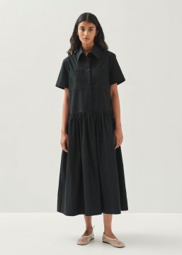 Alohas Damen-Kleid "Bay" in Schwarz