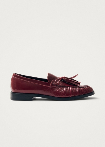 Alohas Damen-Loafer Marietta Onix aus burgunderrotem Leder Alohas Damen-Loafer Marietta Onix aus burgunderrotem Leder