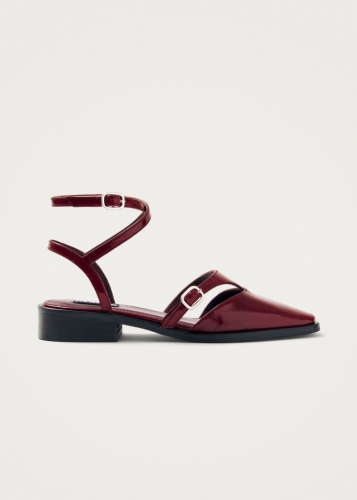 Alohas Damen-Ballerinas "Aveline" aus Leder in BurgunderrotFlache Schuhe Alohas Damen-Ballerinas "Aveline" aus Leder in BurgunderrotFlache Schuhe