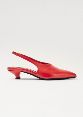 Alohas Damen-Pumps "Eros" aus rotem Leder Alohas Damen-Pumps "Eros" aus rotem Leder
