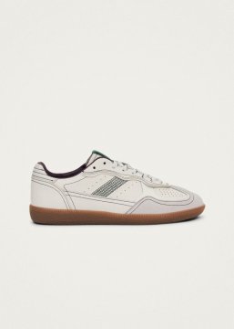 Alohas Damen-Sneaker "Tb.490" aus Leder in Weiß/Lila/Grün