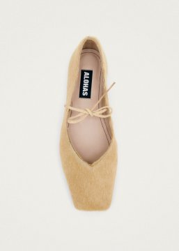 Alohas Damen-Ballerinas "Sway" aus beigem Leder