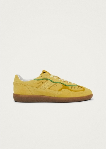 Alohas Damen-Sneaker "Tb.490 Rife" aus hellgelbem Leder Alohas Damen-Sneaker "Tb.490 Rife" aus hellgelbem Leder