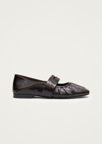 Alohas Damen-Ballerinas "Bargo" aus braunem Leder Alohas Damen-Ballerinas "Bargo" aus braunem Leder