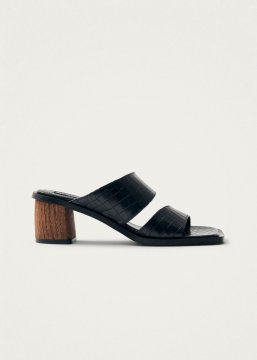 Alohas Damen-Sandalen "Gabin Alli" aus schwarzem Leder