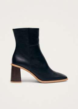 Alohas Damen-Stiefeletten "West Vintage" aus schwarzem Leder