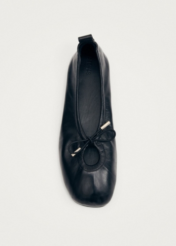 Alohas Damen-Ballerinas Rosalind aus schwarzem LederBallerinas Alohas Damen-Ballerinas Rosalind aus schwarzem LederBallerinas