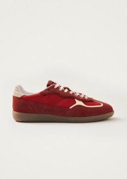 Alohas Herren-Sneaker "Tb.490 Rife Sheen" aus rotem Leder