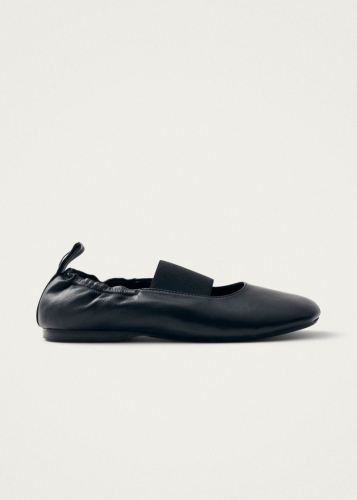 Alohas Damen-Ballerinas "Sutton" aus schwarzem Leder Alohas Damen-Ballerinas "Sutton" aus schwarzem Leder