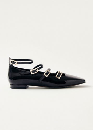 Alohas Damen-Ballerinas Luke Onix aus schwarzem Leder Alohas Damen-Ballerinas Luke Onix aus schwarzem Leder