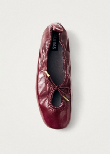 Alohas Damen-Ballerinas "Rosalind" aus Leder in Onix-Burgund Alohas Damen-Ballerinas "Rosalind" aus Leder in Onix-Burgund