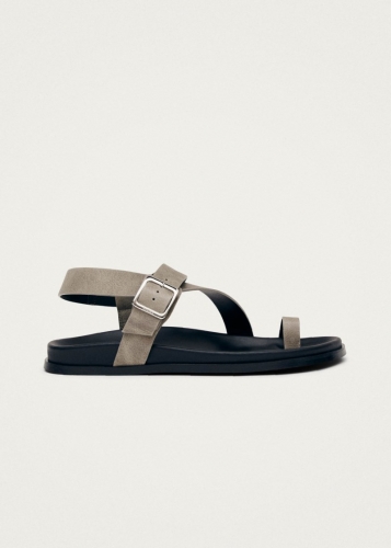 Alohas Damen-Ledersandalen "Siren" in Vintage-Grau Alohas Damen-Ledersandalen "Siren" in Vintage-Grau