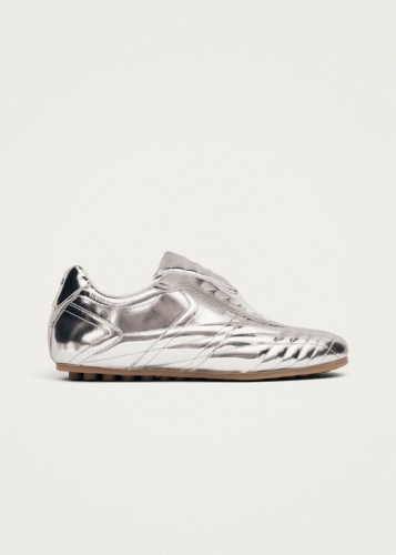 Alohas Damen-Sneaker "Tb.99" aus Leder in Silber Alohas Damen-Sneaker "Tb.99" aus Leder in Silber