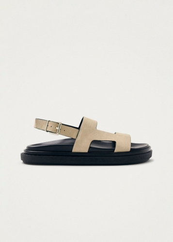 Alohas Damen-Sandalen Lorelei aus beigefarbenem Wildleder Alohas Damen-Sandalen Lorelei aus beigefarbenem Wildleder