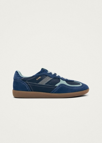 Alohas Damen-Sneaker Tb.490 Rife aus genarbtem Kobaltleder Alohas Damen-Sneaker Tb.490 Rife aus genarbtem Kobaltleder