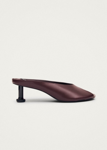 Alohas Damen-Mules "Catherine" - Burgunderrot (Leder)