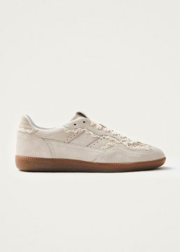 Alohas Damen-Sneaker "Tb.490" aus cremefarbenem Leder mit Häkel-Optik Alohas Damen-Sneaker "Tb.490" aus cremefarbenem Leder mit Häkel-Optik