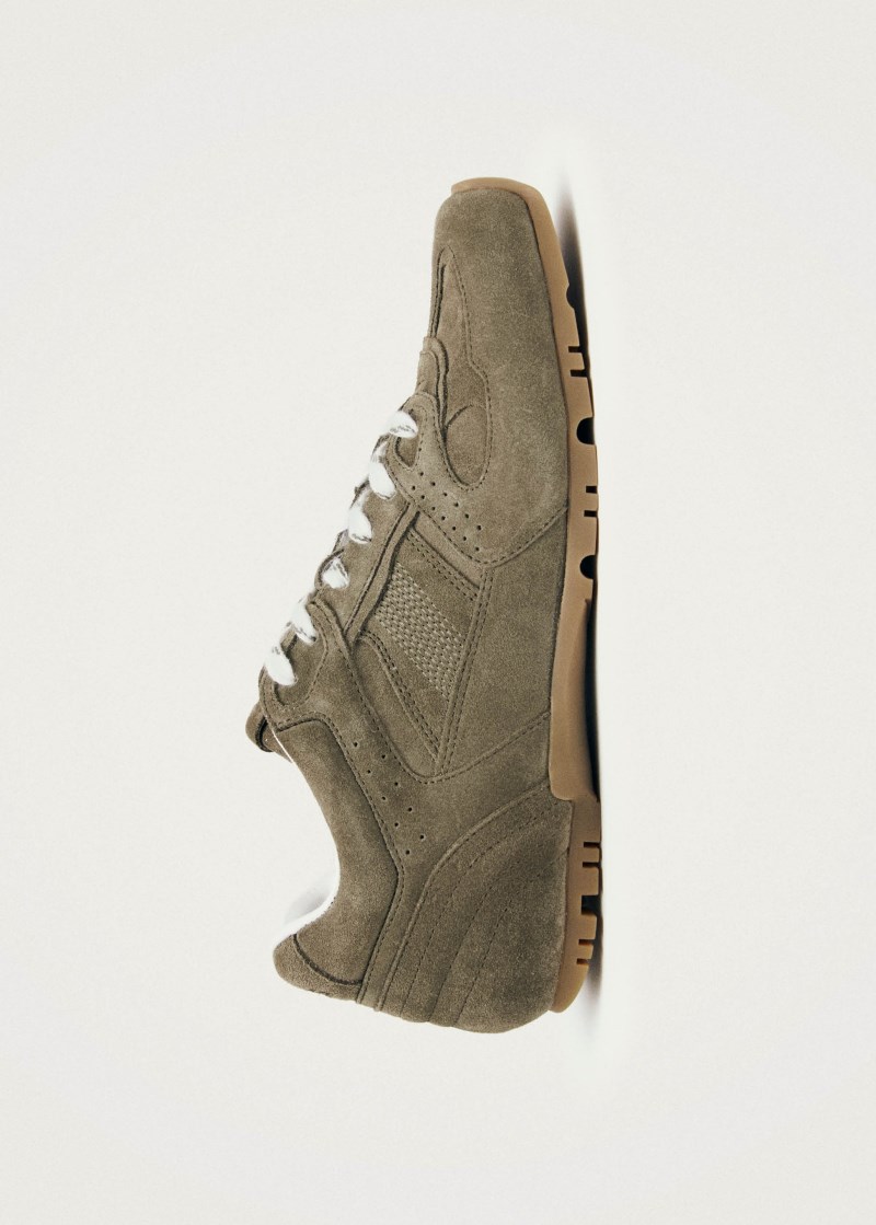 Alohas Herren-Sneaker Tb.56 aus khakifarbenem Wildleder