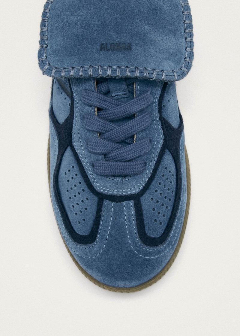 Alohas Damen-Sneaker Tb.490 Club aus blauem Wildleder