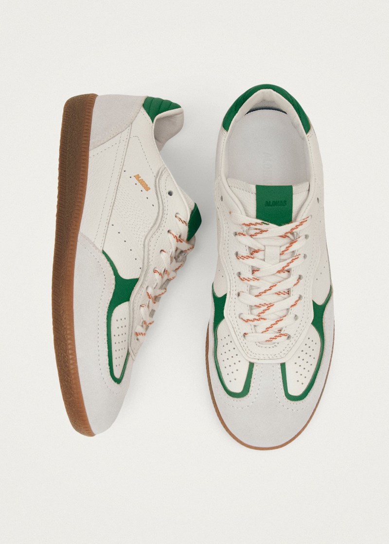 Alohas Damen-Sneaker Tb.490 Rife Grain, Weiß/Grasgrün