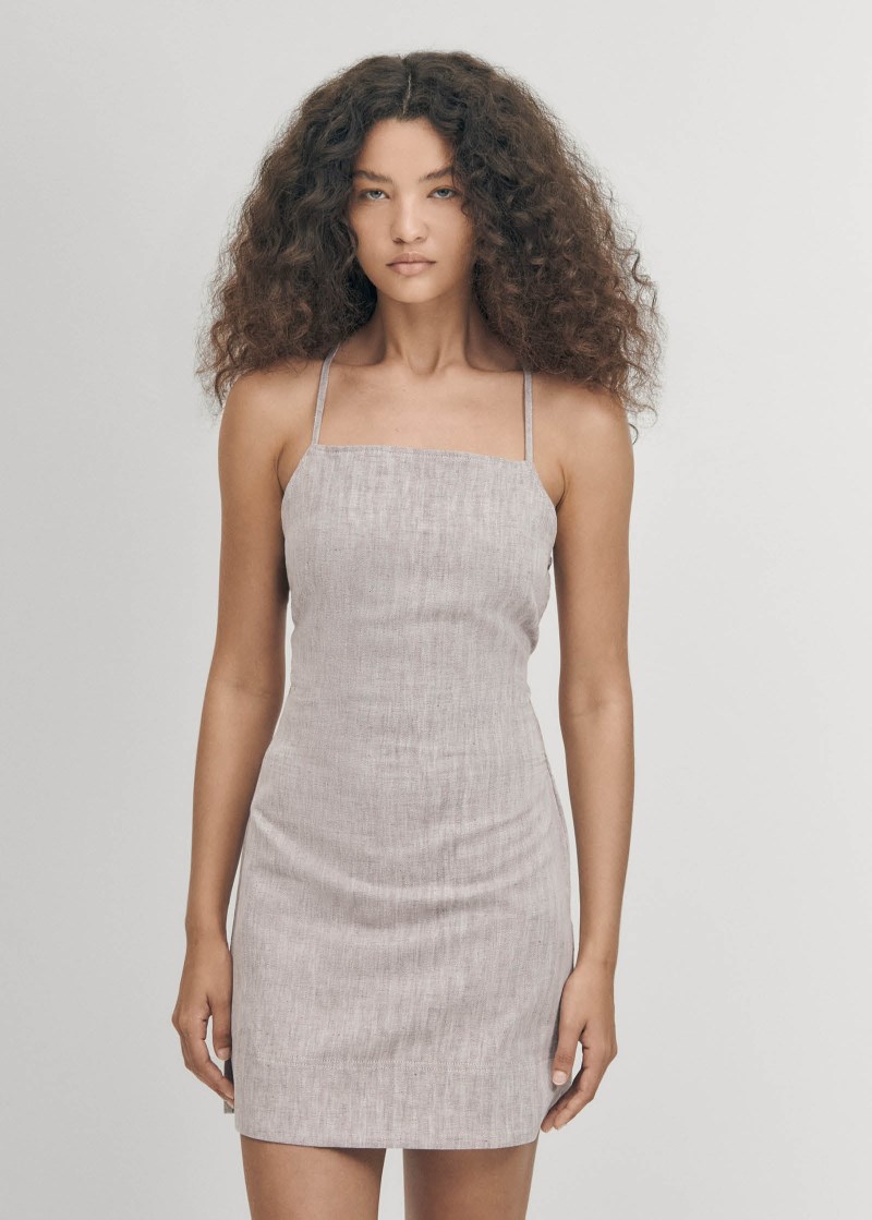 Alohas Damen-Leinenkleid